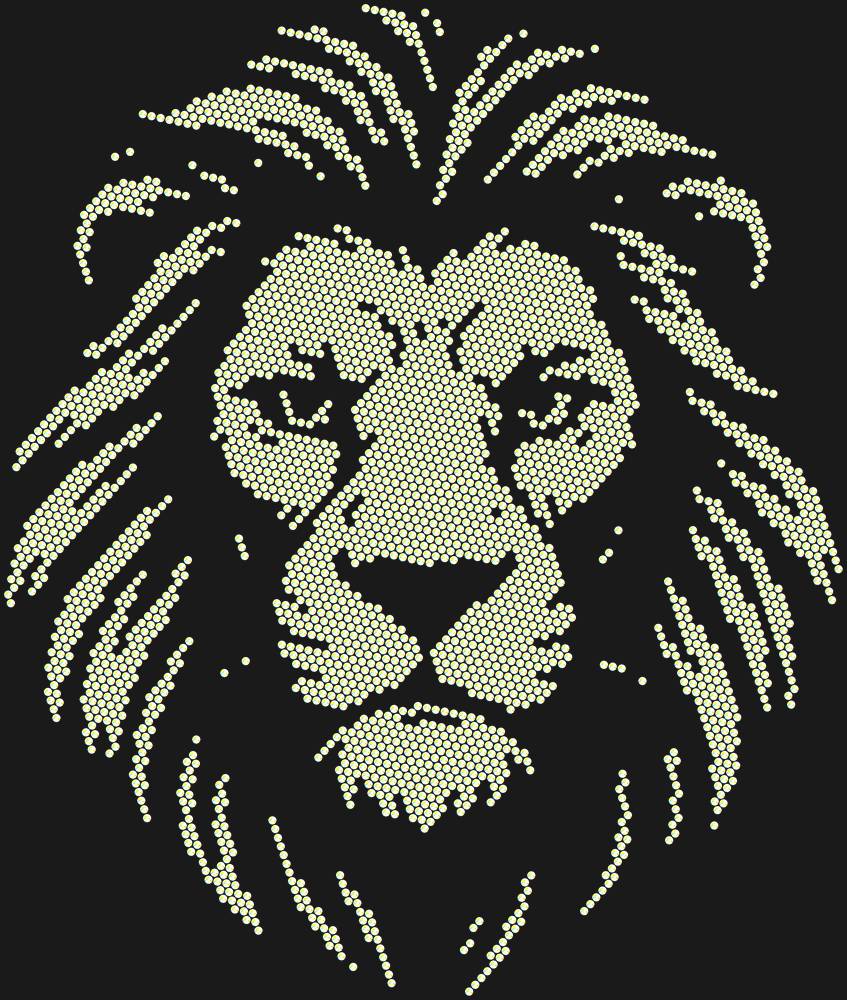 Трафарет Leo — RHT_LION1_SS12_CRYSTAL_AB