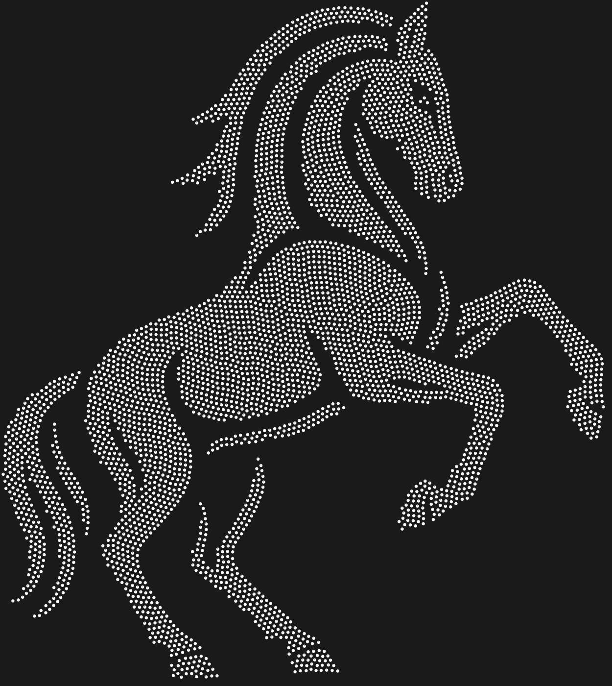 Трафарет Лошадь — HORSE12