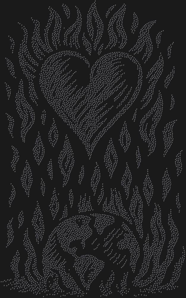 Трафарет Heart — RHT_HEARTFIRE1_SS12_JET_BLACK