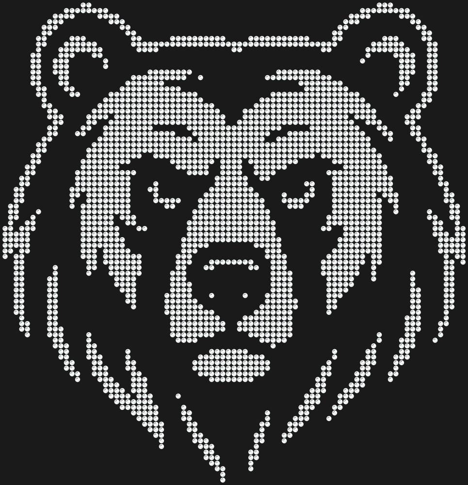Трафарет Bear — RHT_BEAR1_SS10_CRYSTAL_CLEAR