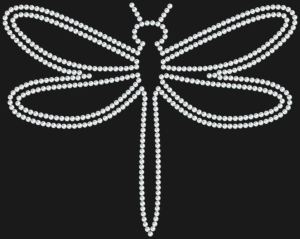 Трафарет Dragonfly — RHT_DRAGONFLY1_SS20_CRYSTAL_CLEAR