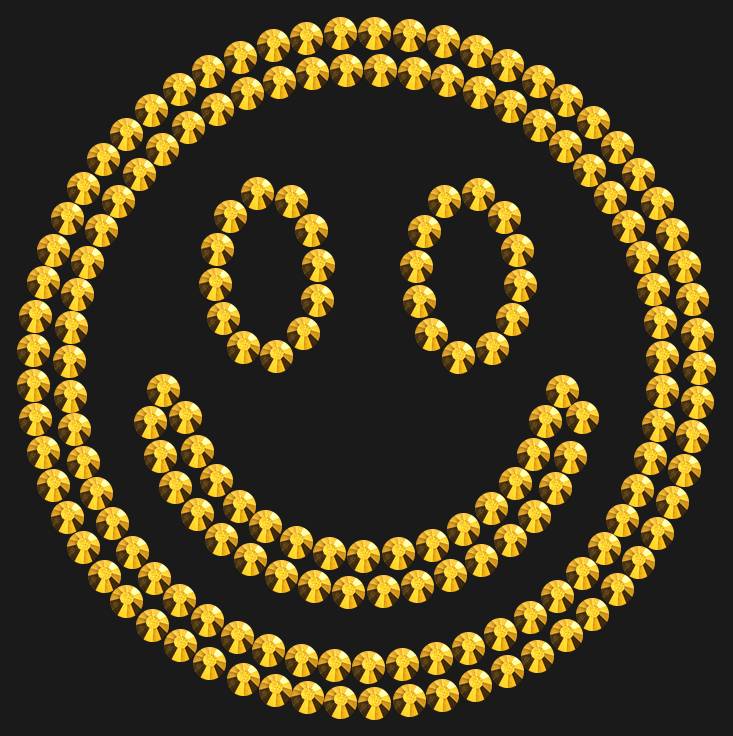Трафарет Smiley — RHT_SMILE1_SS10_GOLD
