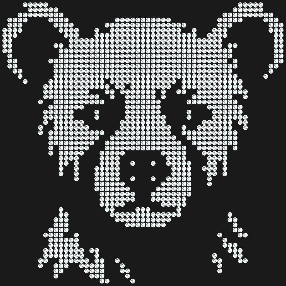Трафарет Stern bear cub — RHT_LITTLEBEAR1_SS16_CRYSTAL_CLEAR
