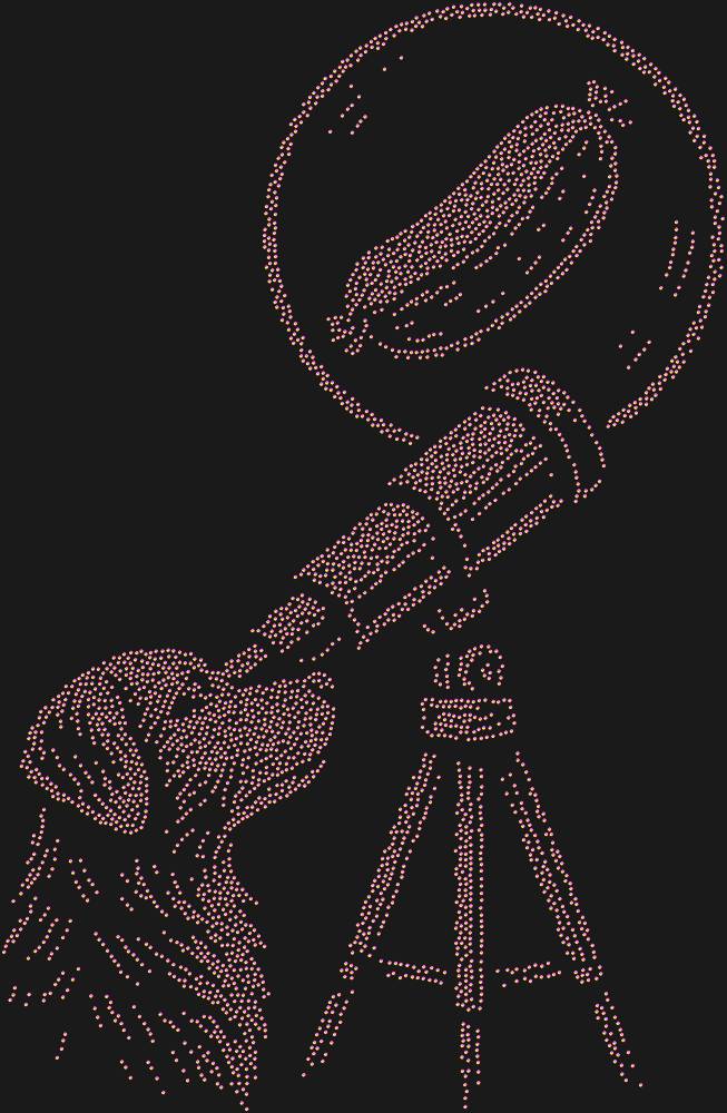 Трафарет Astronomer-dog — RHT_DOG6_SS3_RAINBOW