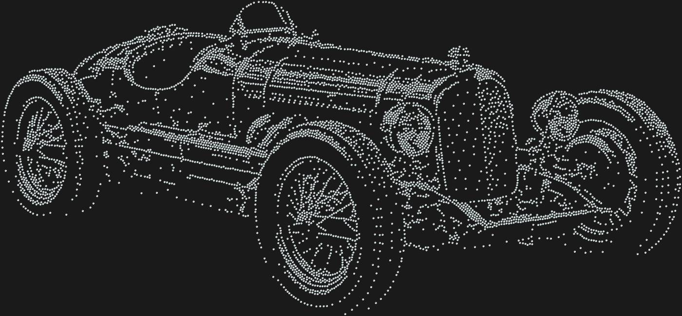 Трафарет Гоночный автомобиль 1920-х — RACINGCAR1