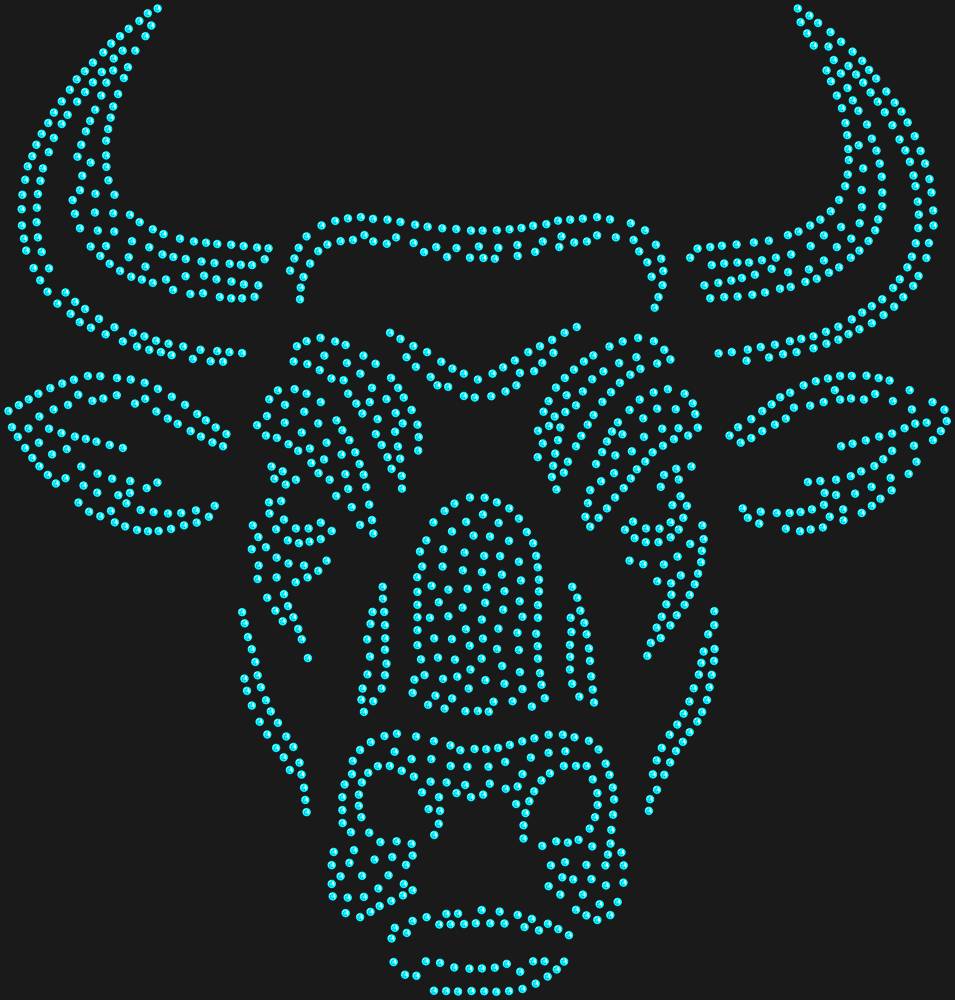Трафарет Bull — RHT_BULL1_SS10_AQUAMARINE