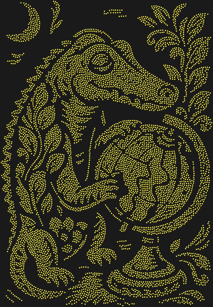 Трафарет Crocodile and the Old Globe — RHT_CROCODILEGLOBE1_SS3_TOPAZ