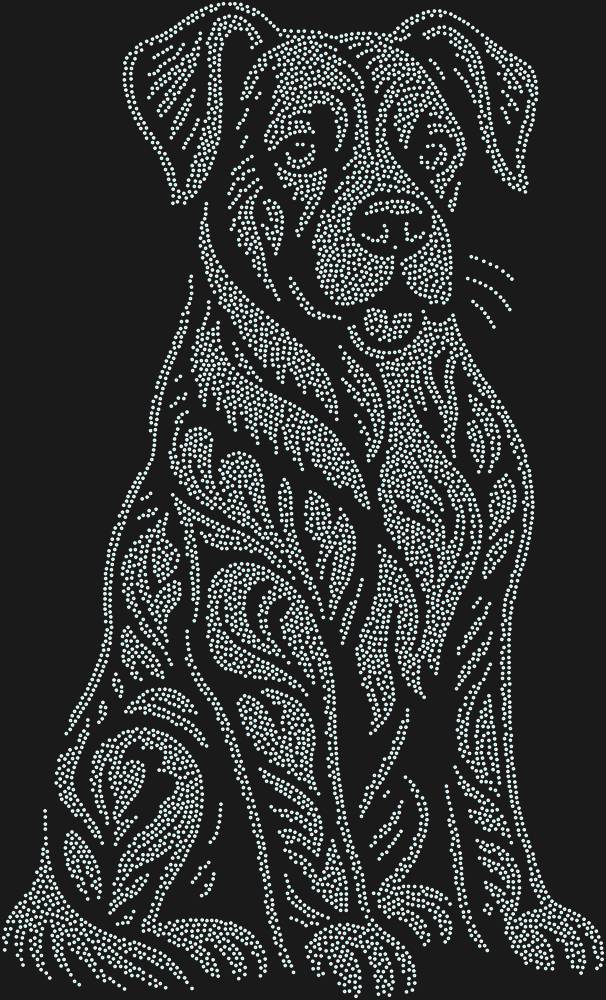 Трафарет Боксер — RHT_BOXER1_SS8_CRYSTAL_AB_DMC