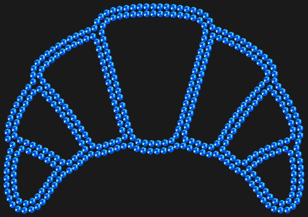 Трафарет Сroissant — RHT_CROISSANT1_SS10_SAPPHIRE