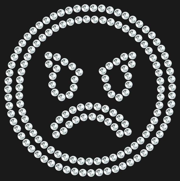 Трафарет Angry emoji — RHT_SMILE5_SS6_CRYSTAL_CLEAR
