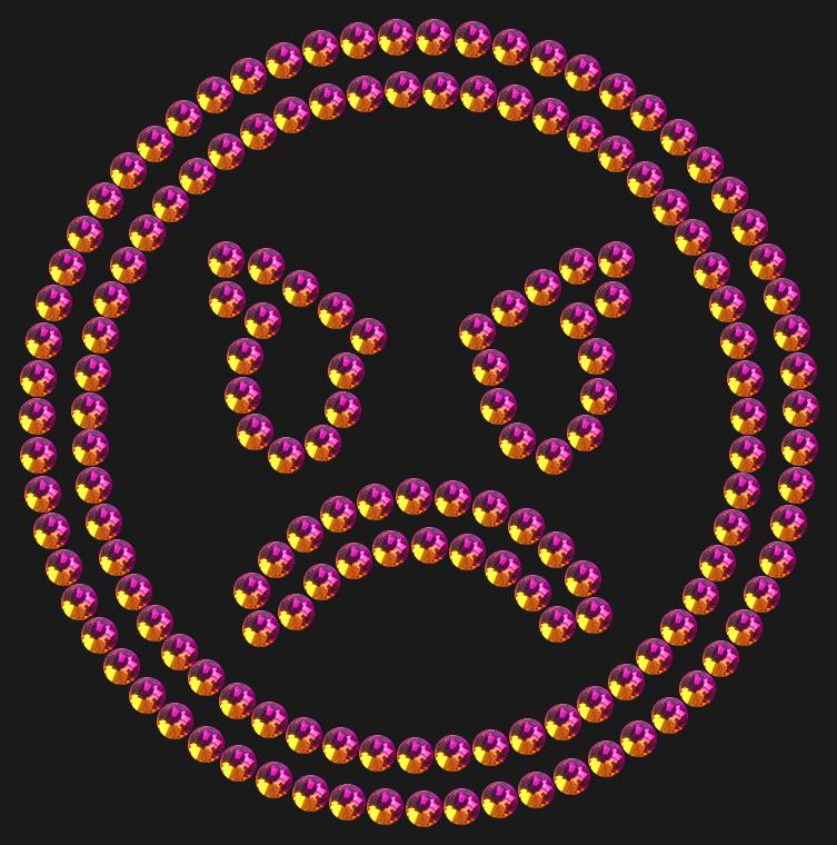 Трафарет Angry emoji — RHT_SMILE5_SS10_RAINBOW