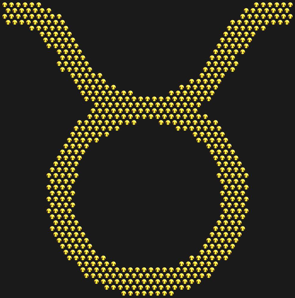 Трафарет Taurus zodiac sign — RHT_ZODIACTAURUS1_SS10_GOLD
