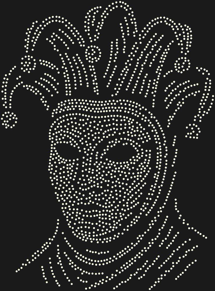 Трафарет Venetian Carnival mask — RHT_VENETIANCARNIVAL1_SS16_CRYSTAL_AB