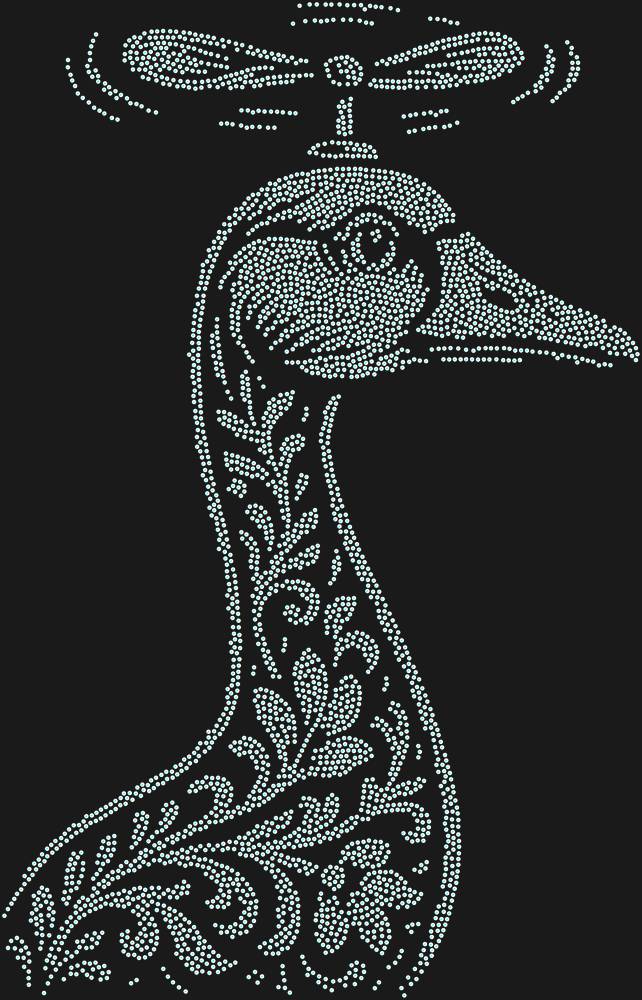 Трафарет Гусь Пропеллер — RHT_GOOSE2_SS16_CRYSTAL_AB_DMC