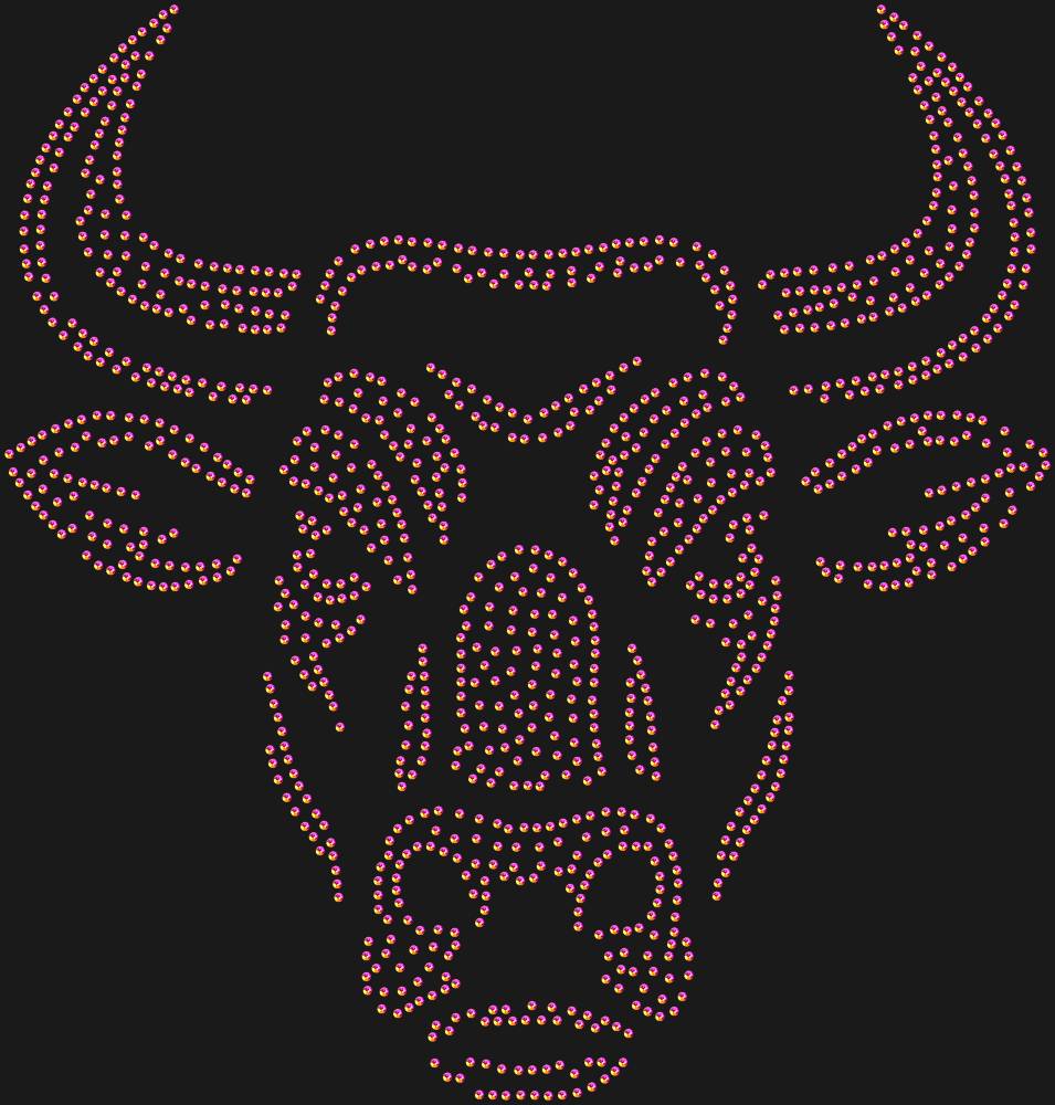 Трафарет Bull — RHT_BULL1_SS10_RAINBOW