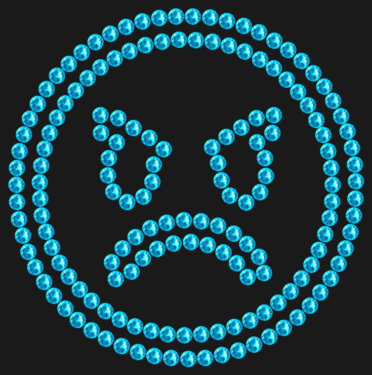 Трафарет Angry emoji — RHT_SMILE5_SS10_AQUAMARINE