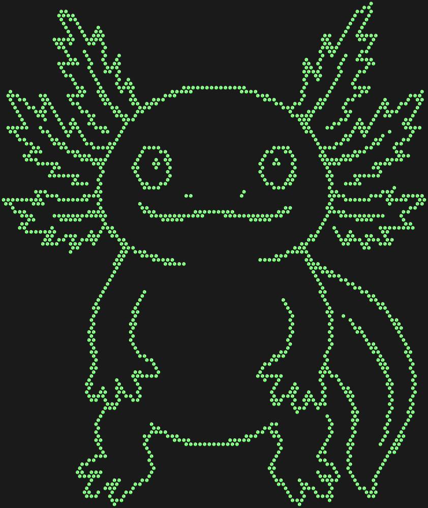 Трафарет Axolotl — RHT_AXOLOTL1_SS16_LT_PERIDOT