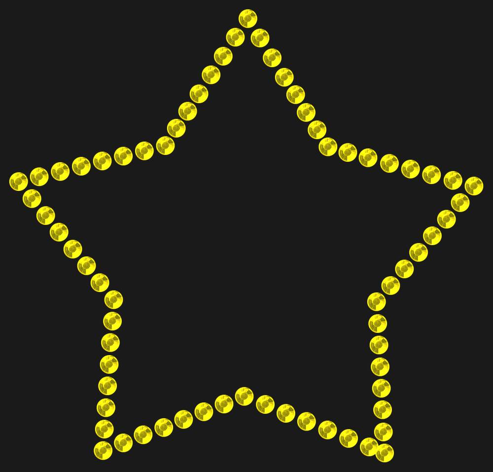 Трафарет Star contour — RHT_STAR1_SS16_CITRINE