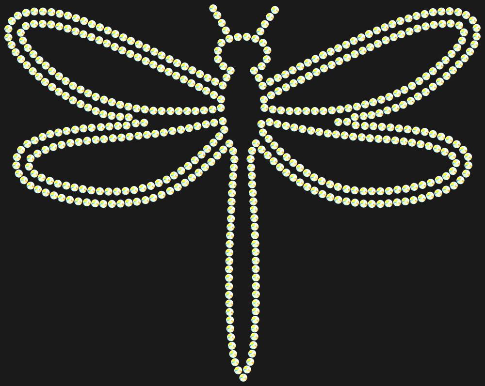 Трафарет Dragonfly — RHT_DRAGONFLY1_SS6_CRYSTAL_AB