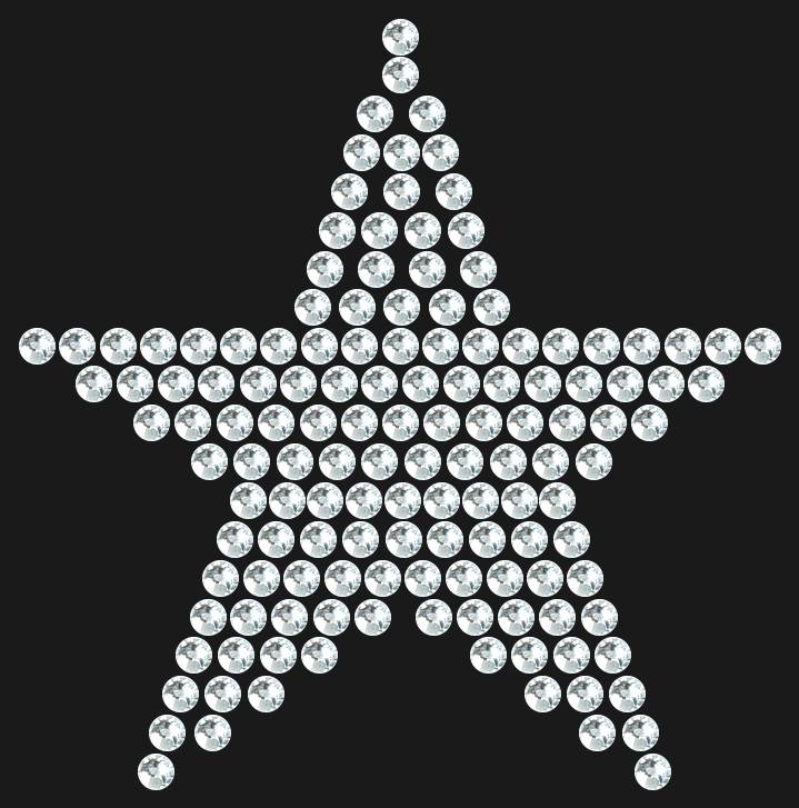 Трафарет Mini Star Classic — RHT_STAR3_SS10_CRYSTAL_CLEAR