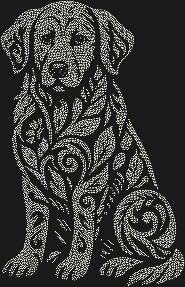 Трафарет Labrador Retriever — RHT_LABRADOR1_SS16_CRYSTAL_AB