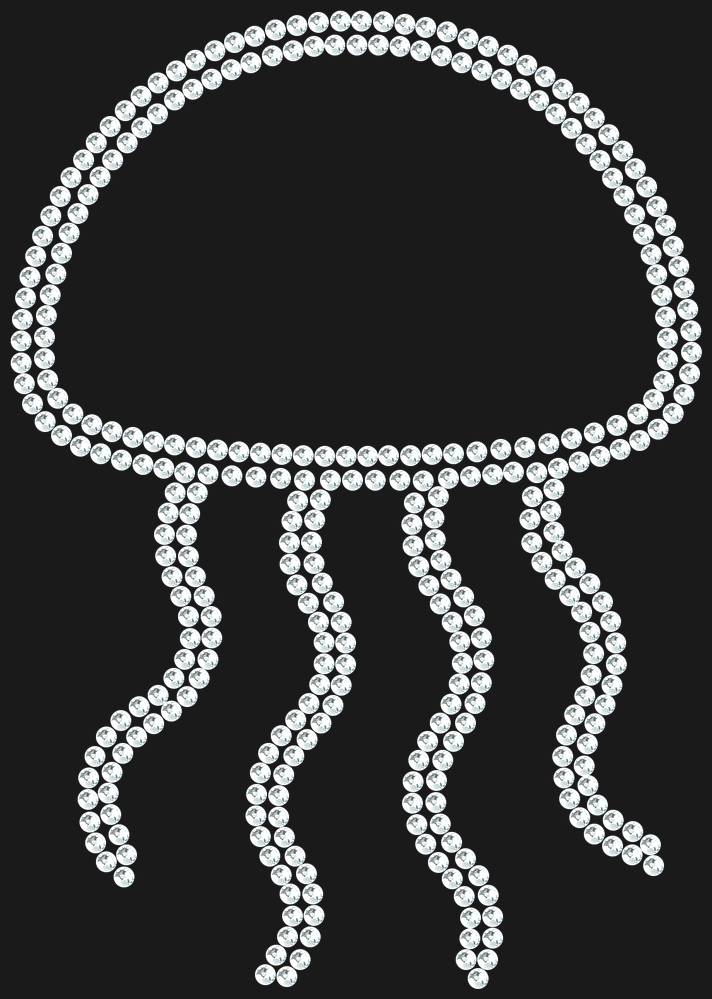 Трафарет Jellyfish — RHT_JELLYFISH1_SS10_CRYSTAL_CLEAR