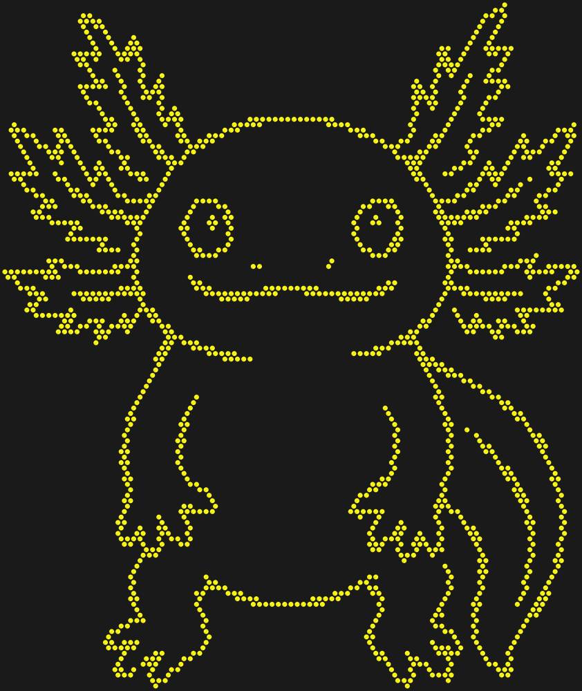 Трафарет Axolotl — RHT_AXOLOTL1_SS16_CITRINE