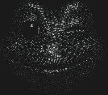 Рисунок из страз по номерам «Подмигивающий лягушонок» искрится 3811 яркими огоньками, привнося в ваш дом игривое настроение и очаровательный блеск.