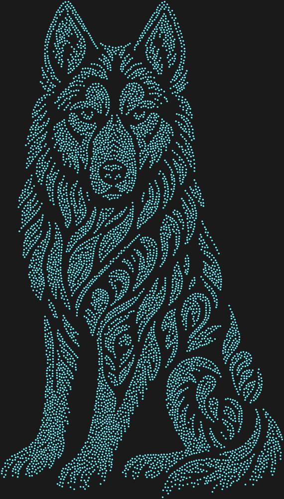 Трафарет Husky — RHT_HUSKY1_SS8_LT_SAPPHIRE