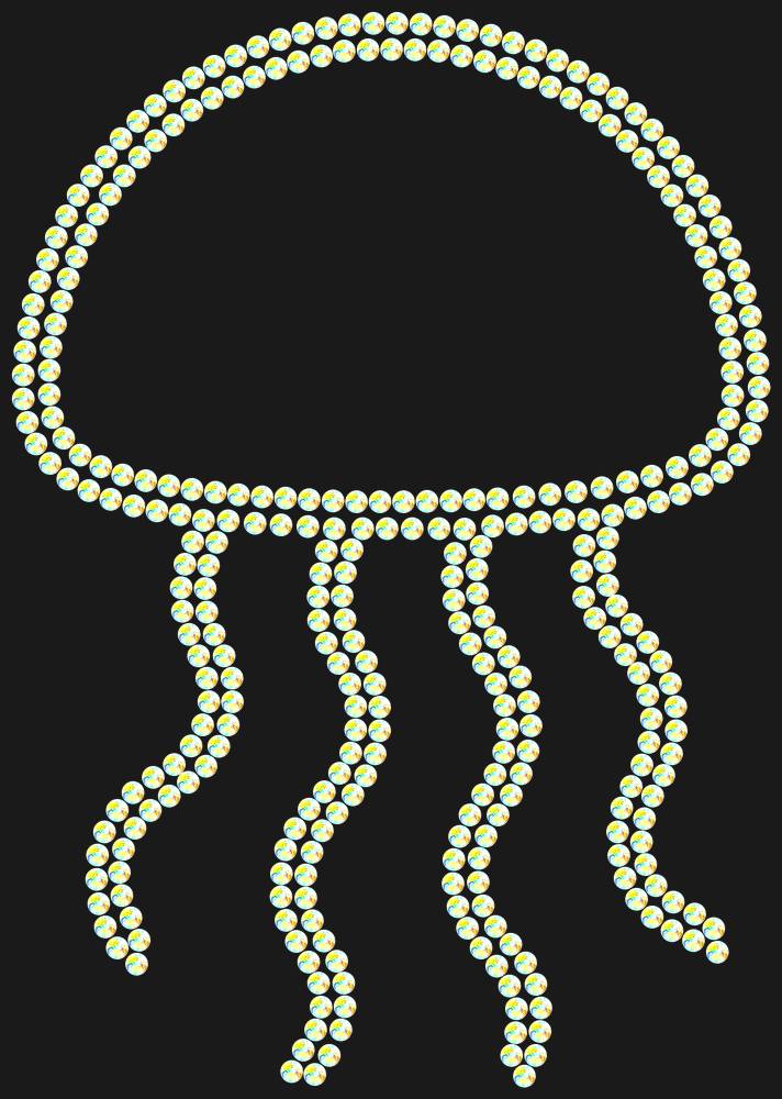 Трафарет Jellyfish — RHT_JELLYFISH1_SS20_CRYSTAL_AB