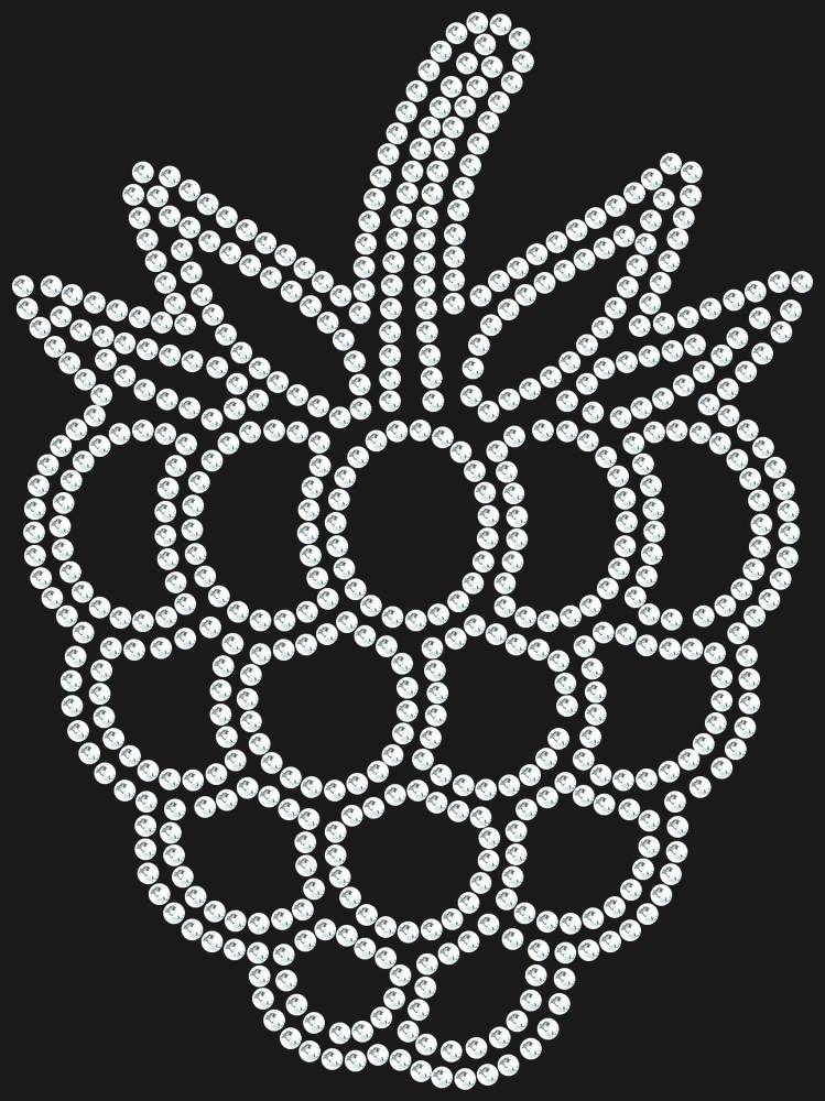 Трафарет Raspberry — RHT_RASPBERRY1_SS6_CRYSTAL_CLEAR