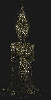 Рисунок из страз «Свеча» – это 2636 искрящихся огней, обещающих зажечь в вашем доме уют и тепло.