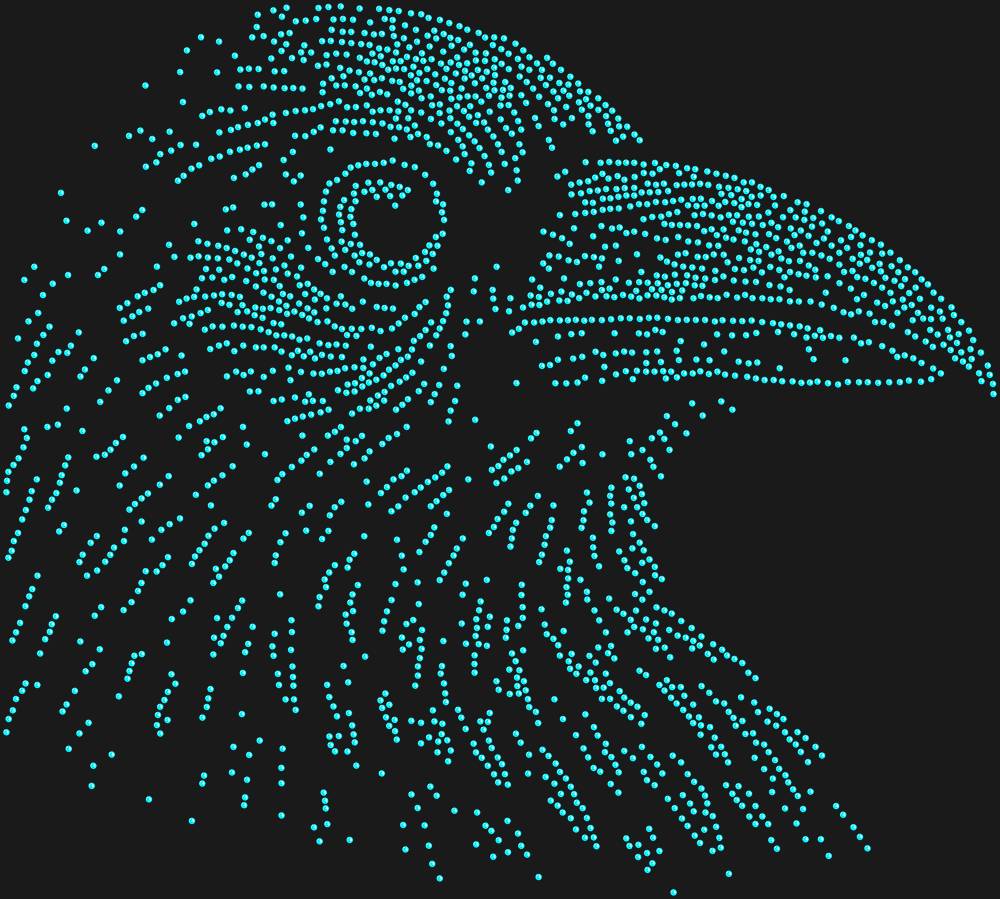 Трафарет Ворон — RHT_RAVEN1_SS16_AQUAMARINE