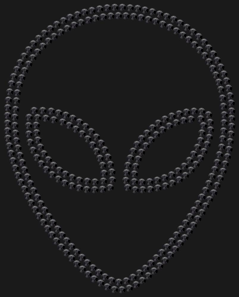 Трафарет Alien — RHT_UFO1_SS10_JET_BLACK