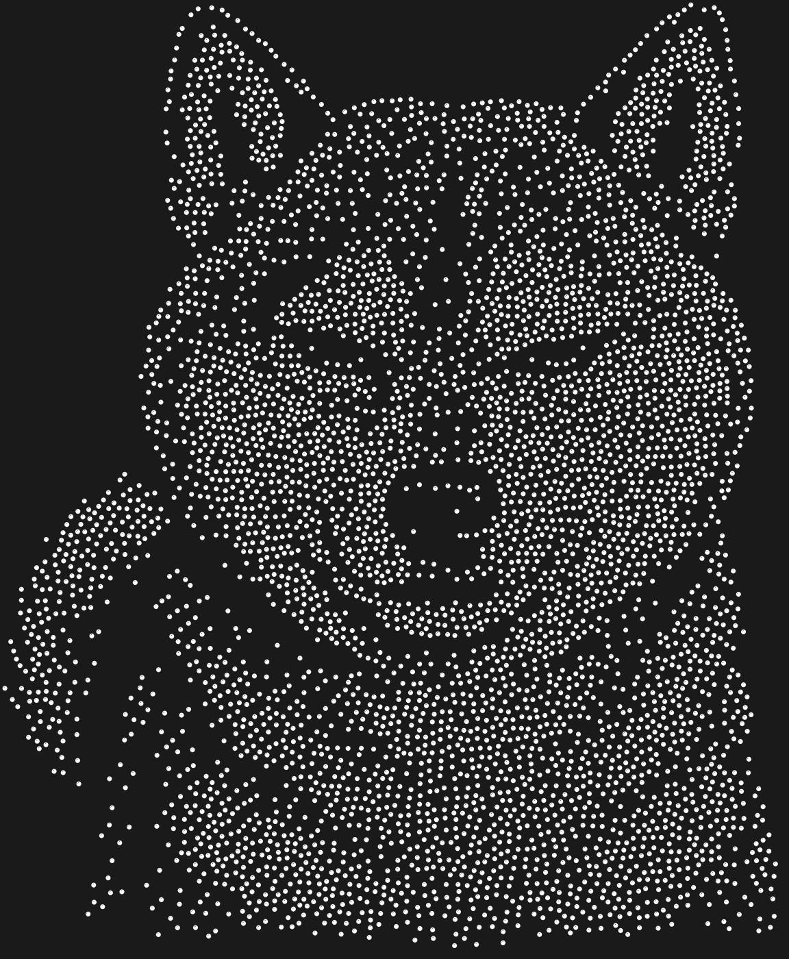 Трафарет Сиба-ину — SHIBAINU1