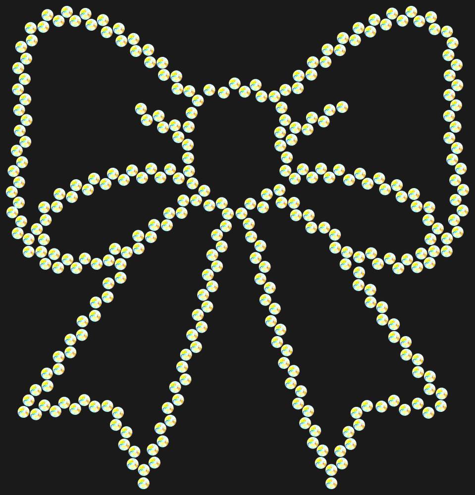 Трафарет Bow — RHT_BOW1_SS12_CRYSTAL_AB