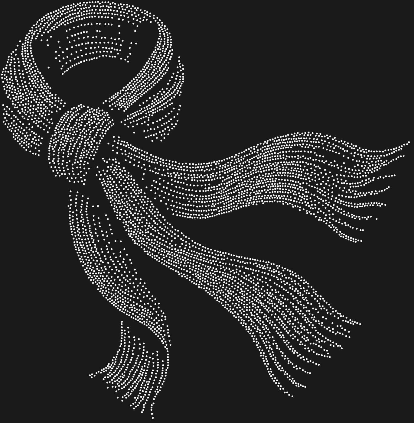 Трафарет Шарф — SCARFWIND1