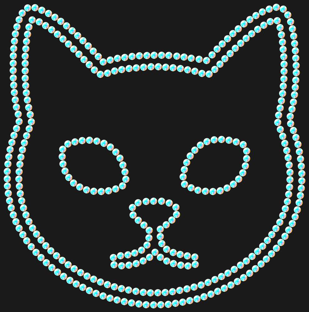 Трафарет Cat — RHT_CAT1_SS20_CRYSTAL_AB_DMC
