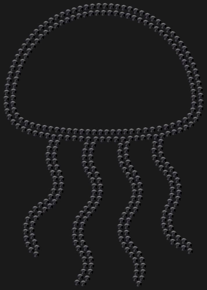 Трафарет Jellyfish — RHT_JELLYFISH1_SS16_JET_BLACK