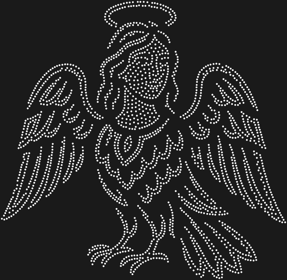 Трафарет Sirin (bird) — RHT_SIRIN1_SS20_CRYSTAL_CLEAR