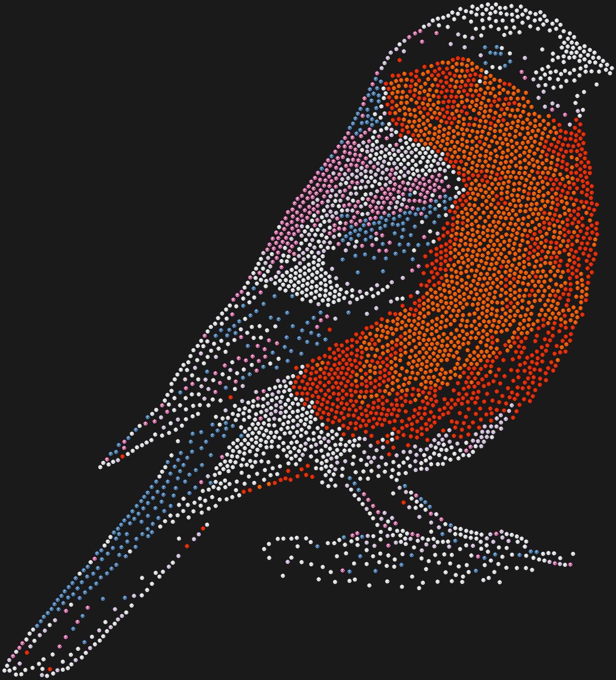 Трафарет Снегирь — BULLFINCH1