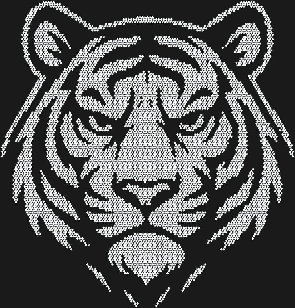 Трафарет Tiger — RHT_TIGER1_SS10_CRYSTAL_CLEAR