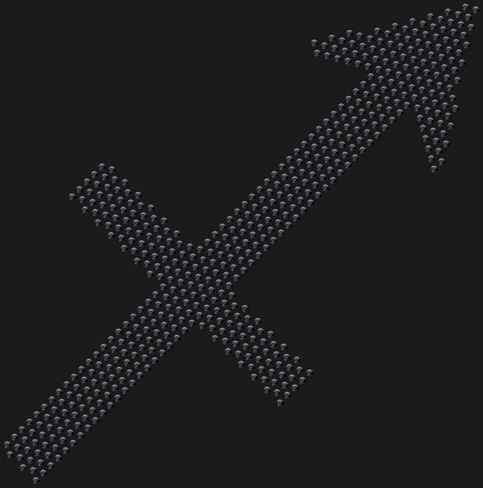 Трафарет Zodiac sign Sagittarius — RHT_ZODIACSAGITTARIUS1_SS10_JET_BLACK