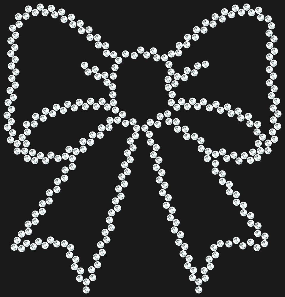 Трафарет Bow — RHT_BOW1_SS12_CRYSTAL_CLEAR