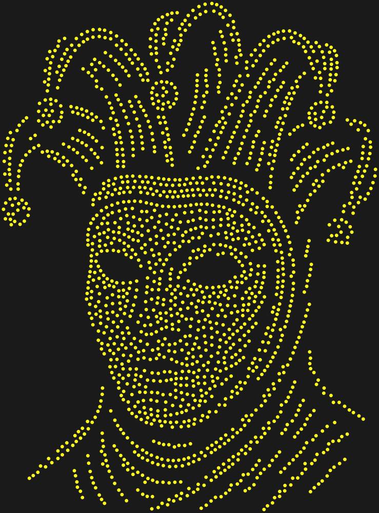 Трафарет Venetian Carnival mask — RHT_VENETIANCARNIVAL1_SS10_CITRINE