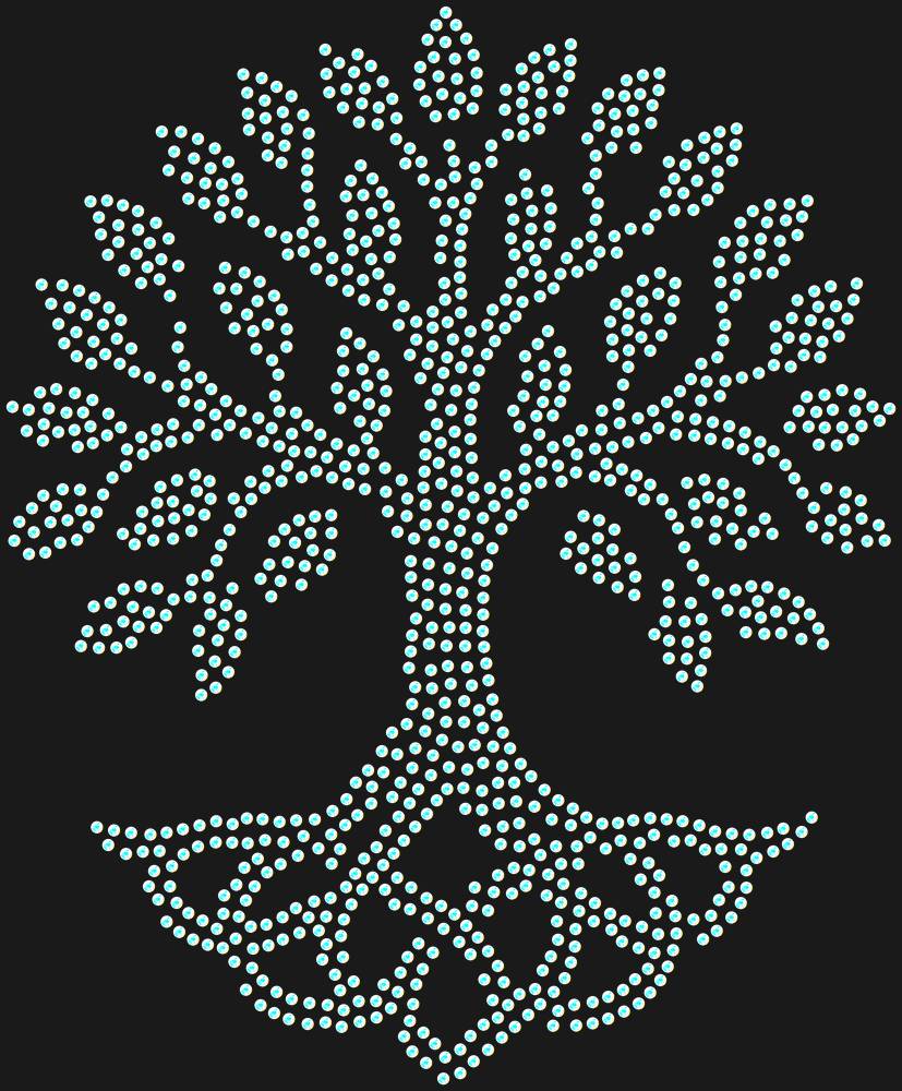 Трафарет Tree of Life — RHT_TREEOFLIFE1_SS20_CRYSTAL_AB_DMC