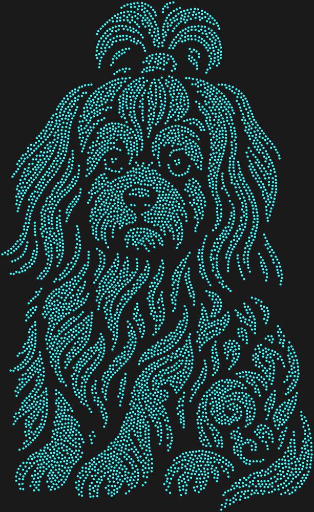 Трафарет Shih Tzu — RHT_SHIHTZU1_SS4_AQUAMARINE