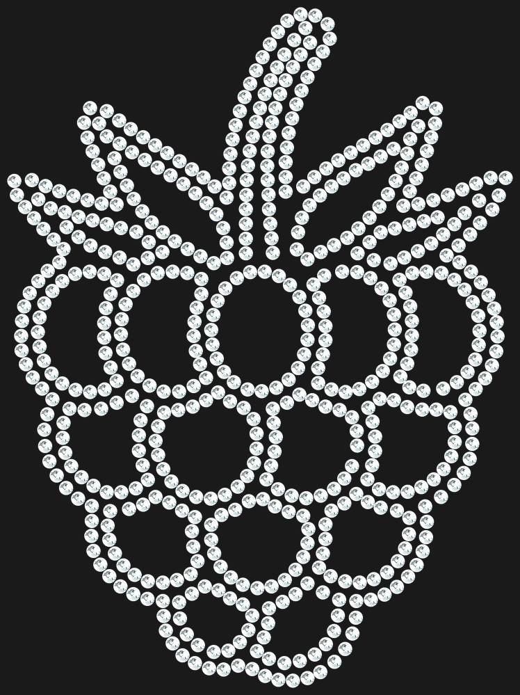 Трафарет Raspberry — RHT_RASPBERRY1_SS10_CRYSTAL_CLEAR
