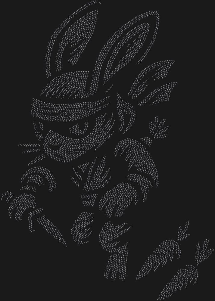 Трафарет Заяц-ниндзя — RHT_RABBITNINJA1_SS12_JET_BLACK