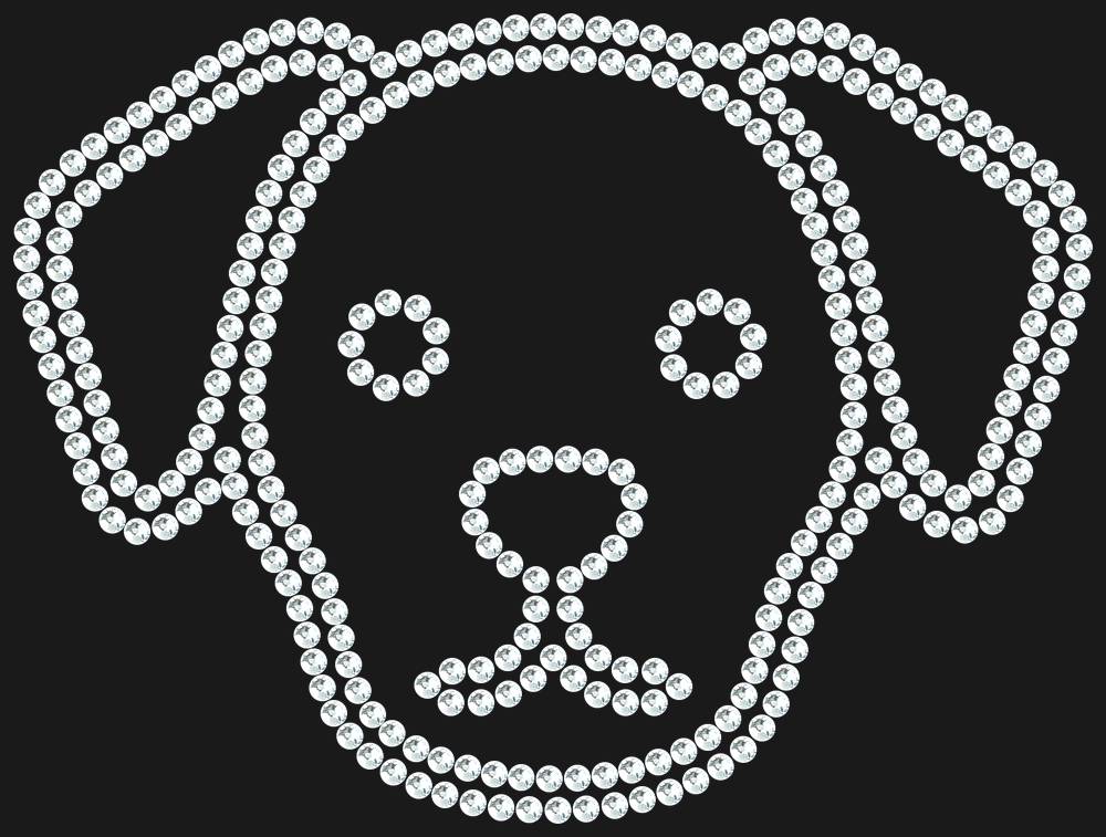 Трафарет Dog — RHT_DOG4_SS12_CRYSTAL_CLEAR